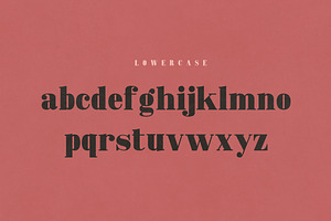 Mammoth Fat Face - Letterpress Font