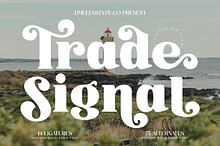 Trade Signal Modern Bold Serif