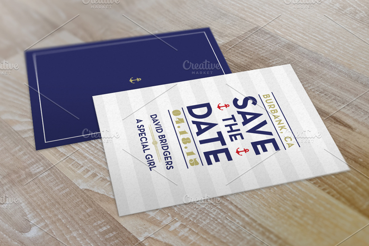 Save the Date - Nautical Postcards, an Invitation Template by xxDeadPixels (Photo 2 of 5)