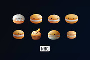 NHC – Cute Sweet Treats, a Food Illustration by New Horizon Creators (Thumbnail 2 of 7)