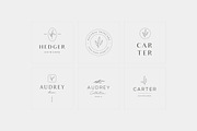 Botanical Logo kit, a Branding & Logo Template by Davide Bassu (Thumbnail 5 of 13)