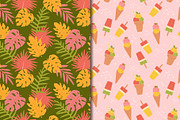 Tropical Summer Pool & Beach Pattern, a Pattern Graphic by CreativeChristiana (Thumbnail 10 of 11)