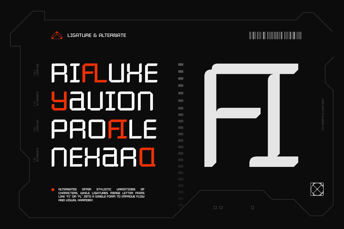 GC Hyper Human – Futurist Tech Sans, a Sans Serif Font by Glyphonic (Photo 13 of 15)