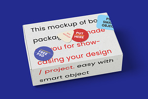 Box Package Mockup