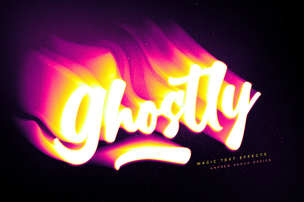 Mystic Blur Text Effects, a Layer Style Add-On by Andrew Skoch Design (Photo 7 of 11)