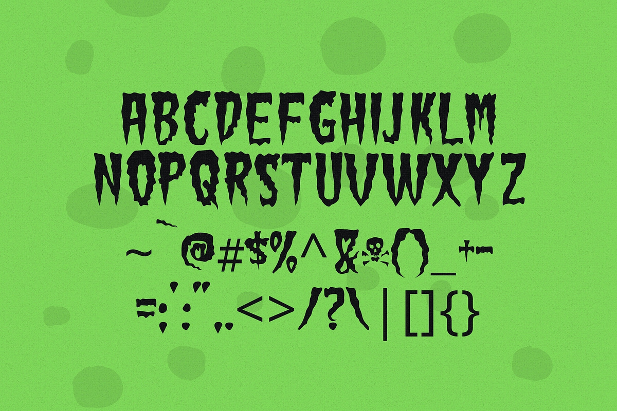 Nightmare Notes - Frankenstein Type, a Sans Serif Font by HipFonts (Photo 6 of 7)