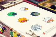 Pixie Badges (21 Illustrations), an Illustration by VishnuSathyan (Thumbnail 1 of 7)