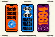 Corbusier Sans Serif Typeface, a Sans Serif Font by God Control (Thumbnail 10 of 12)