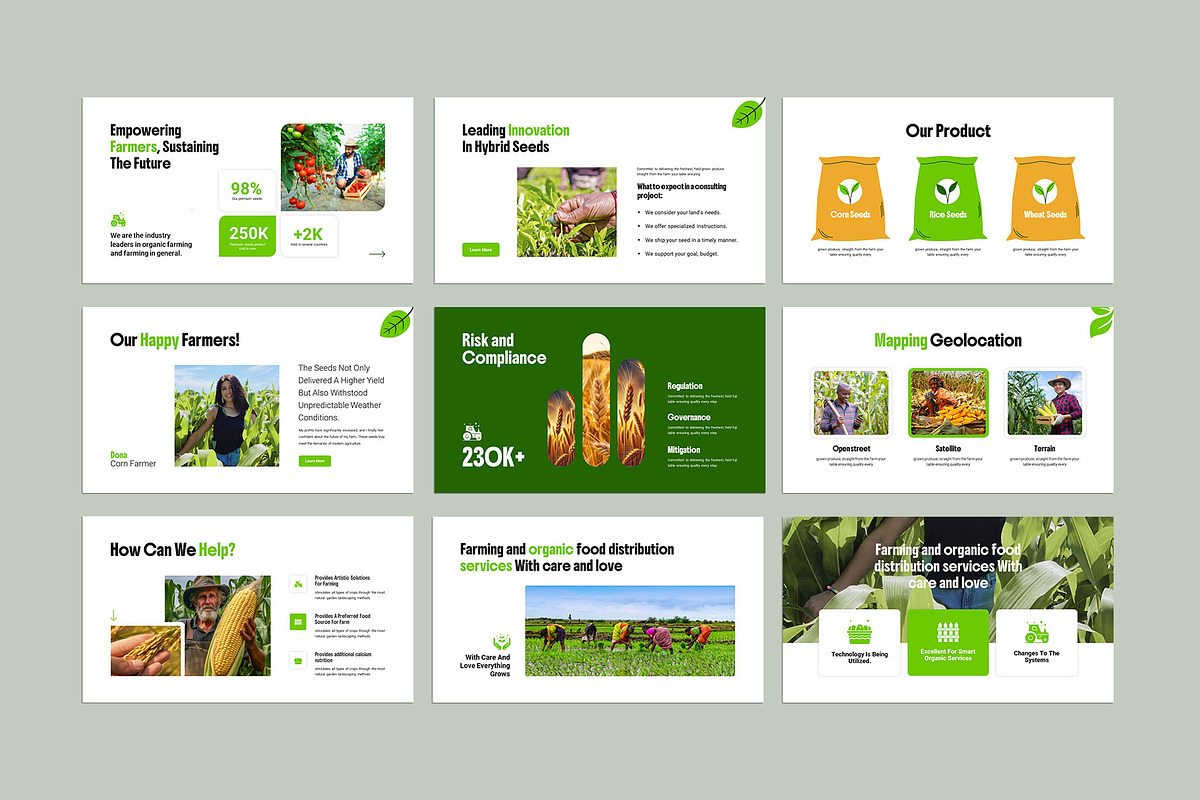 Organic Agriculture Presentation, a Presentation Template by KreateTribe (Photo 2 of 6)