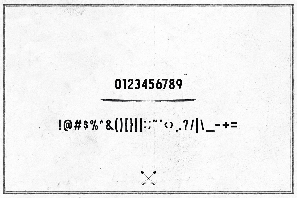 Arson Typeface preview 4