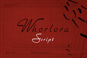 Whorlora Script, a Handwritten Font by Lilithcollageart (Thumbnail 9 of 11)