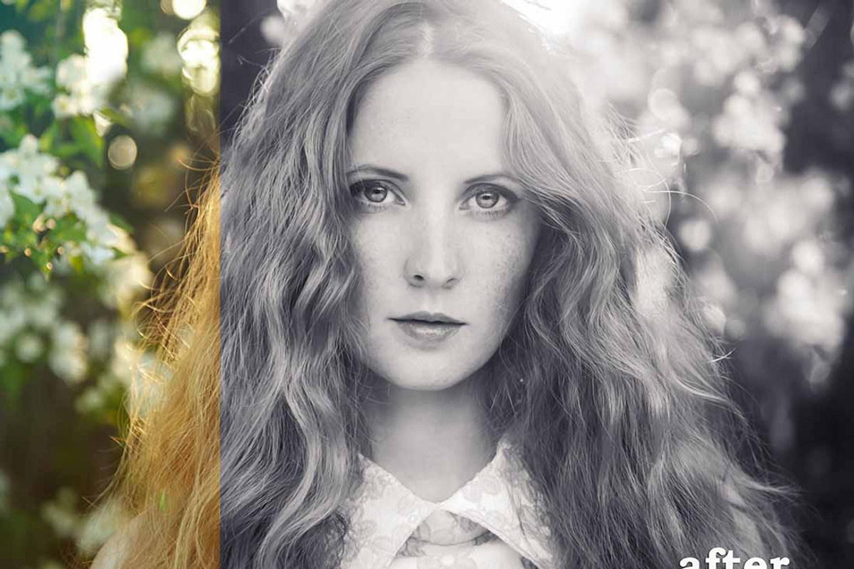 32 B & W Portraiture Presets, a Preset Add-On by Timeless Presets (Photo 3 of 15)