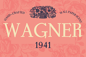 Wagner 1941 Vintage Antique font