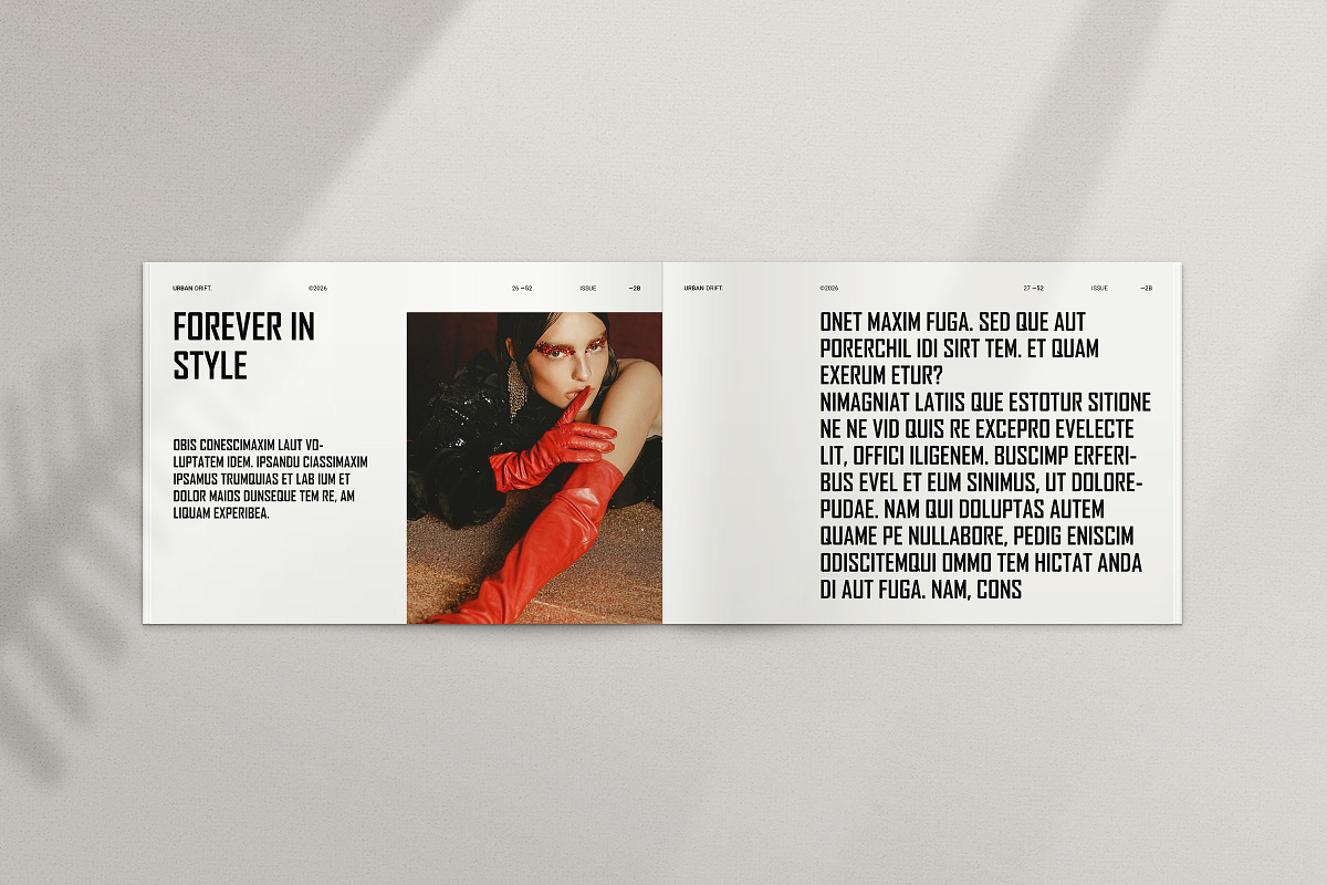 Modern Magazine Landscape Template, a Magazine Template by ArtisanaAura (Photo 11 of 20)