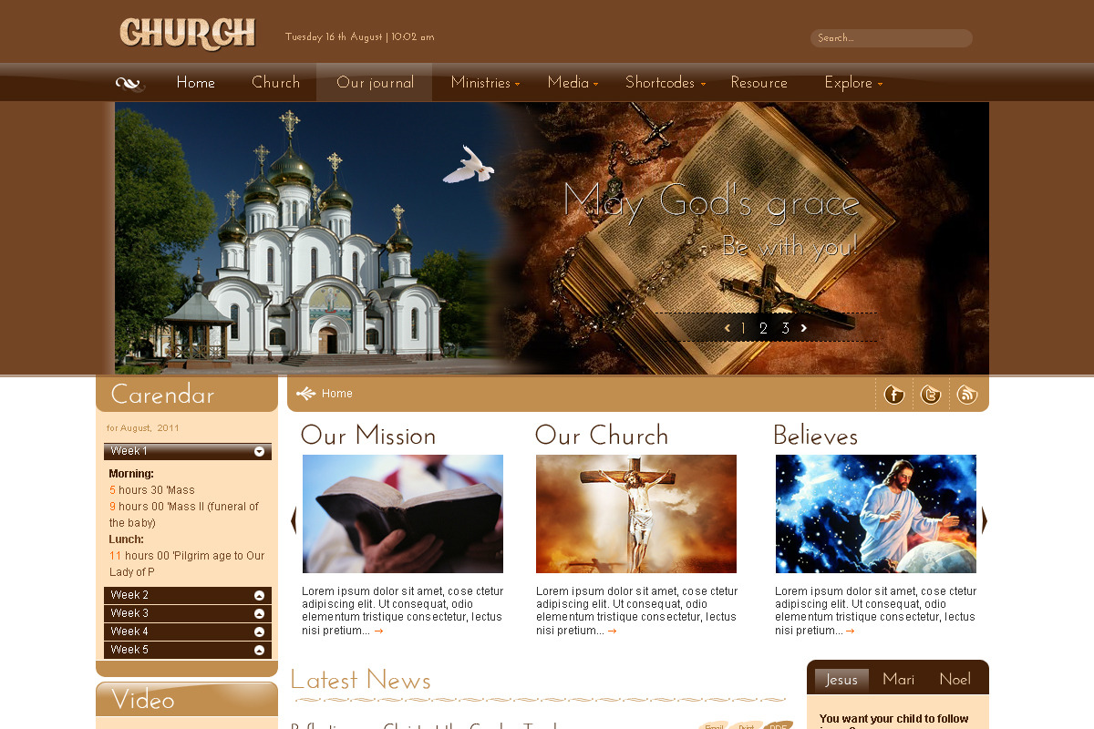 SJ Church -Religious Joomla template, a Websites & App Template by YouTech (Photo 4 of 5)