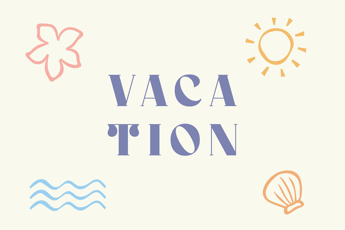 Vakanza - Display Serif Font, a Serif Font by Pikgura (Photo 8 of 8)