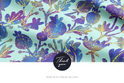 Purple & Gold Fantasy Patterns, a Pattern Graphic by Velliniki (Thumbnail 10 of 10)