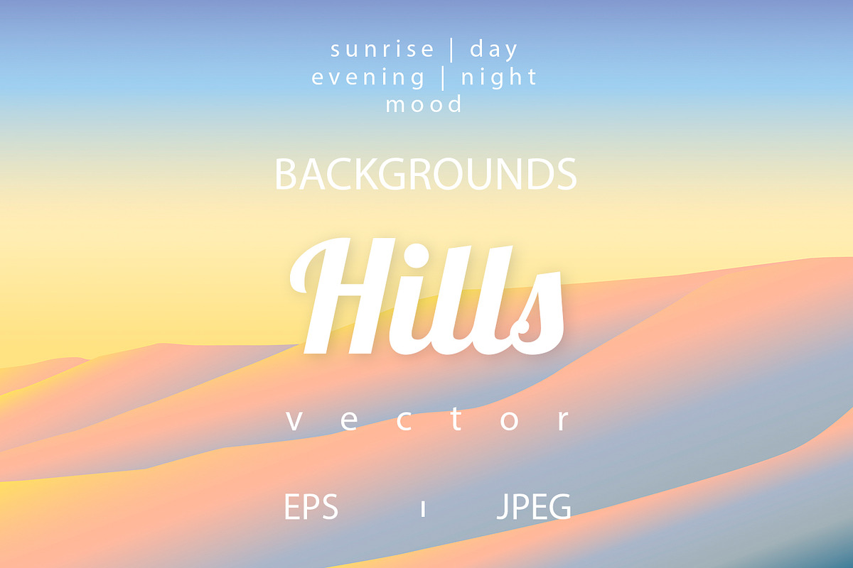Vector Hills Backgroungs, an Illustration by ⚞ Kind Illustration ⚟ (Photo 1 of 10)