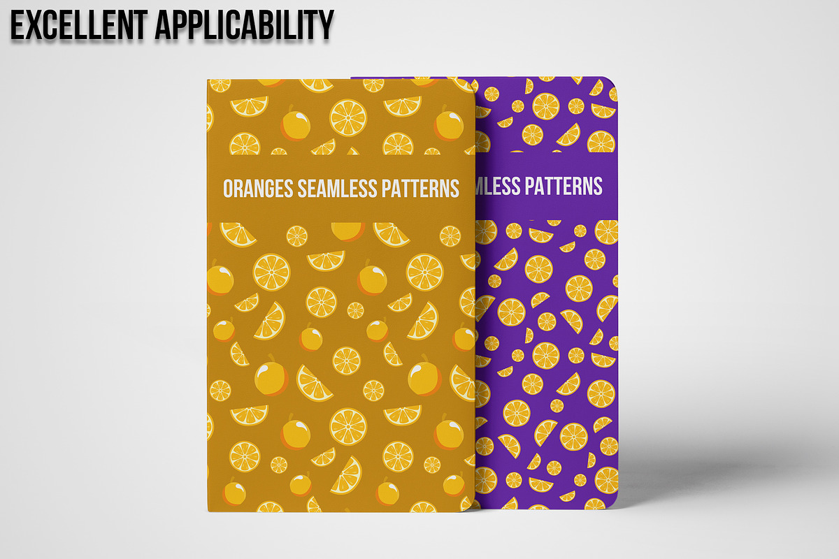 Oranges Seamless Patterns, a Pattern Graphic by 3Y_Design (Photo 6 of 6)