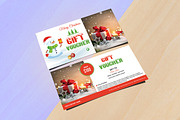 Christmas Gift Voucher V-01, a Card Template by Rimana_Templatehive (Thumbnail 4 of 4)