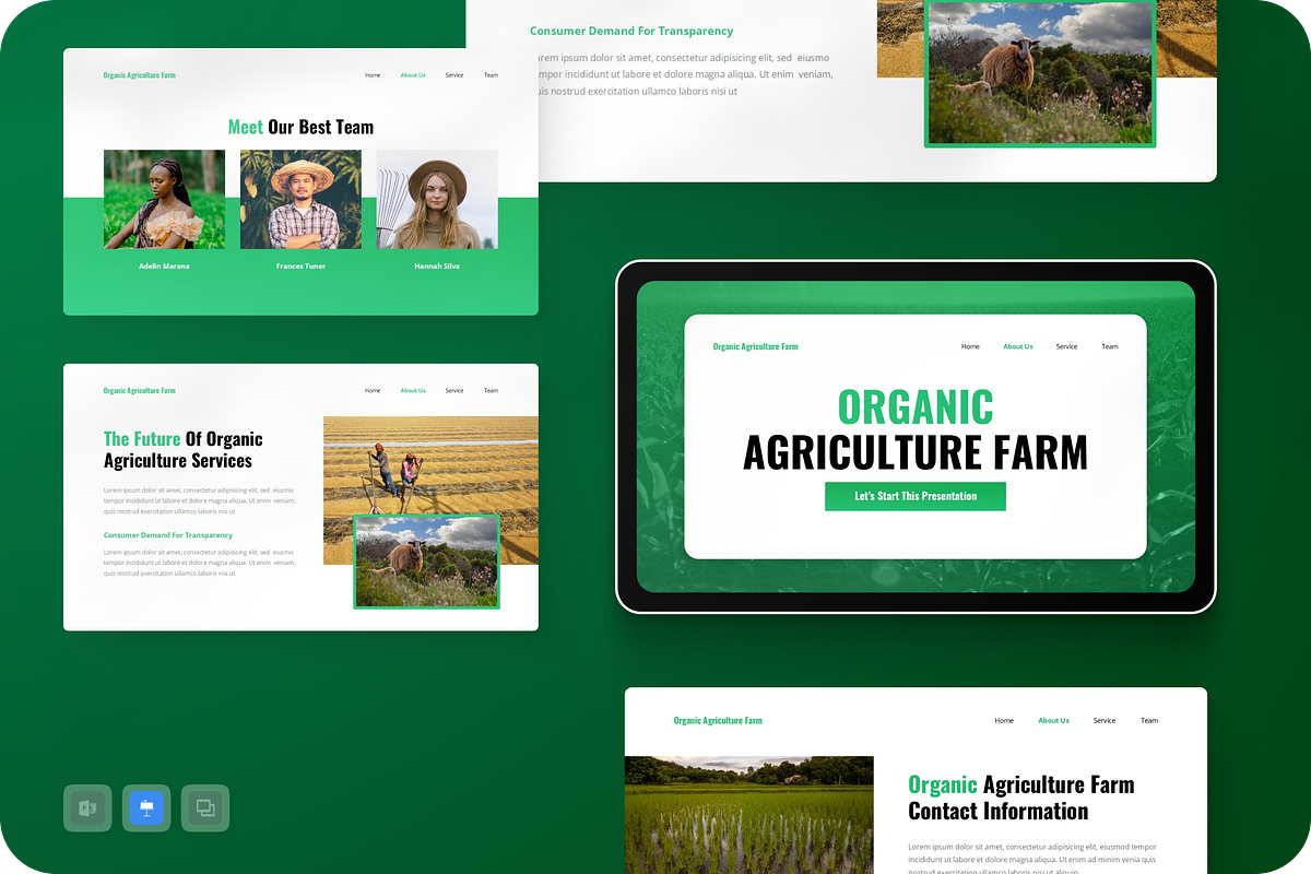 Organic Agriculture Farm Keynote, a Presentation Template by Annora Studio (Photo 1 of 5)