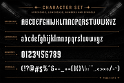 Ironclad - Gothic Sports DisplayFont, a Blackletter Font by overlaytemplates (Thumbnail 4 of 5)