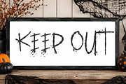 Criminal Display Font, a Handwritten Font by Beck McCormick (Thumbnail 5 of 10)