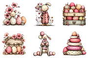 Farmhouse Easter Decor Clipart, an Illustration by CreationArt (Thumbnail 6 of 7)