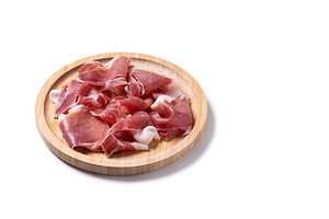 Spanish serrano ham slices, a Food & Drink Photo by etorres69