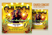 Church Concert Flyer Template, a Flyer Template by Satgur Graphic Design (Thumbnail 1 of 4)