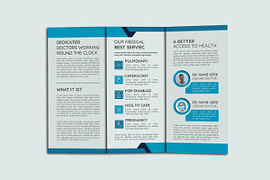 Health Trifold Brochure Template