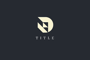 D Luxury Bohemian Scandinavian Logo