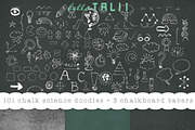101 Back to School Chalk Doodles+JPG, an Education Illustration by Hello Talii (Thumbnail 1 of 3)