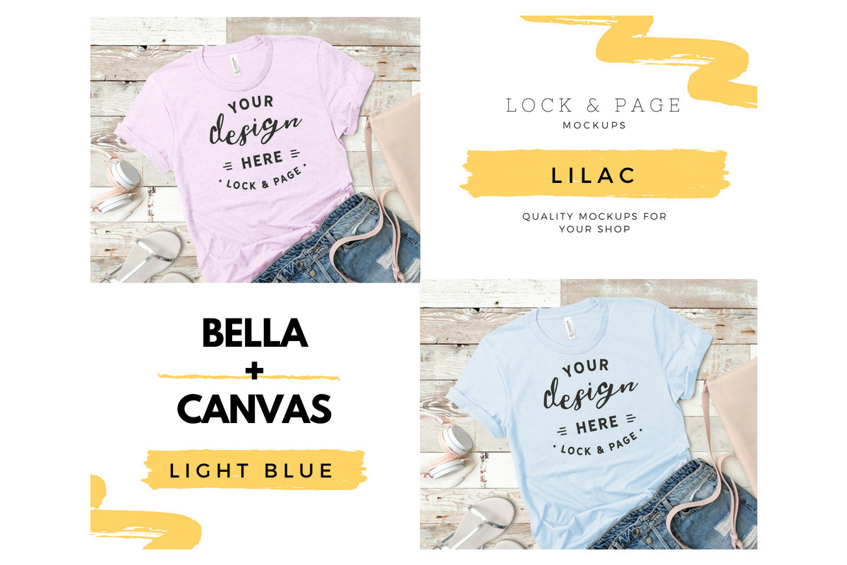 Bella Canvas 3001 Mega Bundle Mockup, a Shirt Mockup by lock and page (Photo 72 of 84)