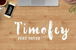 60% discounBrush Font + 1 Serif Font