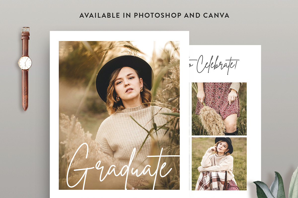 Graduation Announcement CANVA SG011, an Invitation Template by Bellenity Design (Photo 1 of 3)