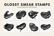 Glossy Smear Photoshop Brushes, a Brush Add-On by AB-TheDesigner (Thumbnail 2 of 4)