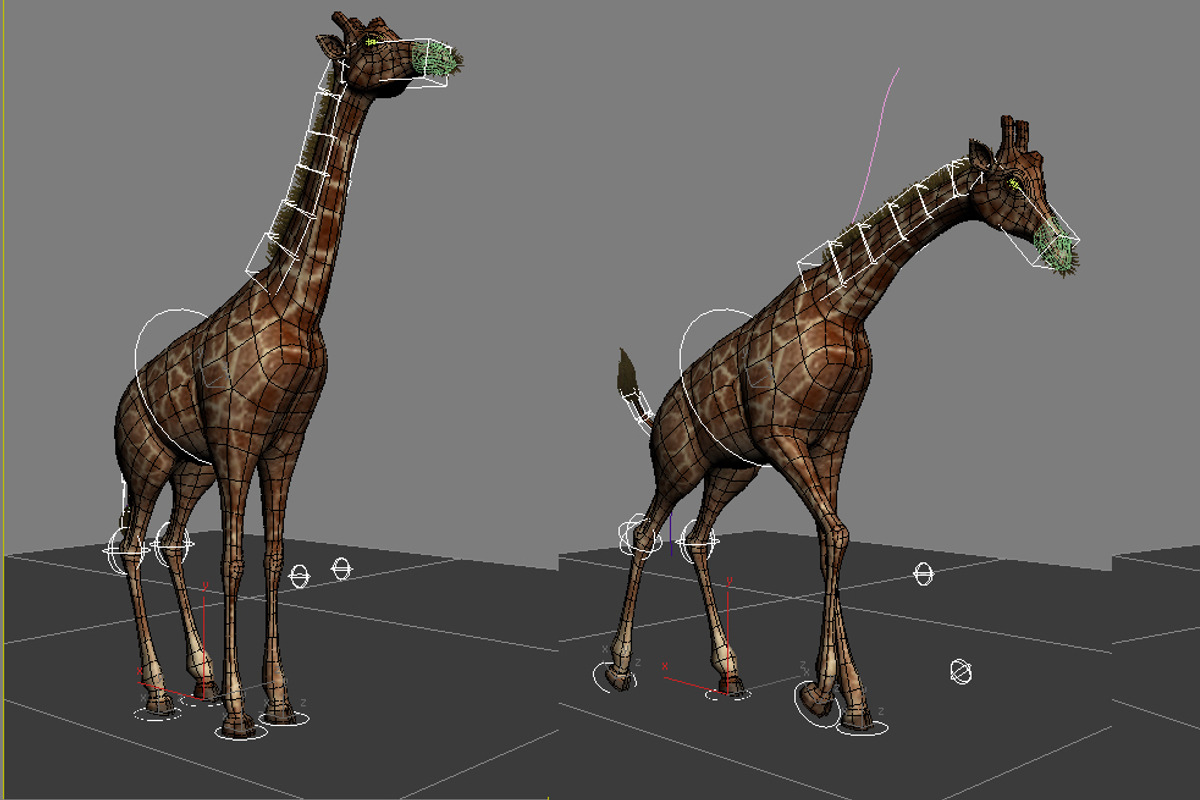 HD_GIRAFFE(Rigged&Posed), an Animal 3D Model by 3DFRX (Photo 5 of 5)