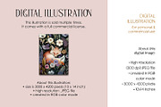 Cute Sleeping Fox Illustration, an Animal Illustration by The Dutch Lady Designs (Thumbnail 3 of 4)