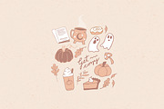 Autumn Illustrations, a Seasonal Illustration by Grey Ritual Studio (Thumbnail 2 of 11)