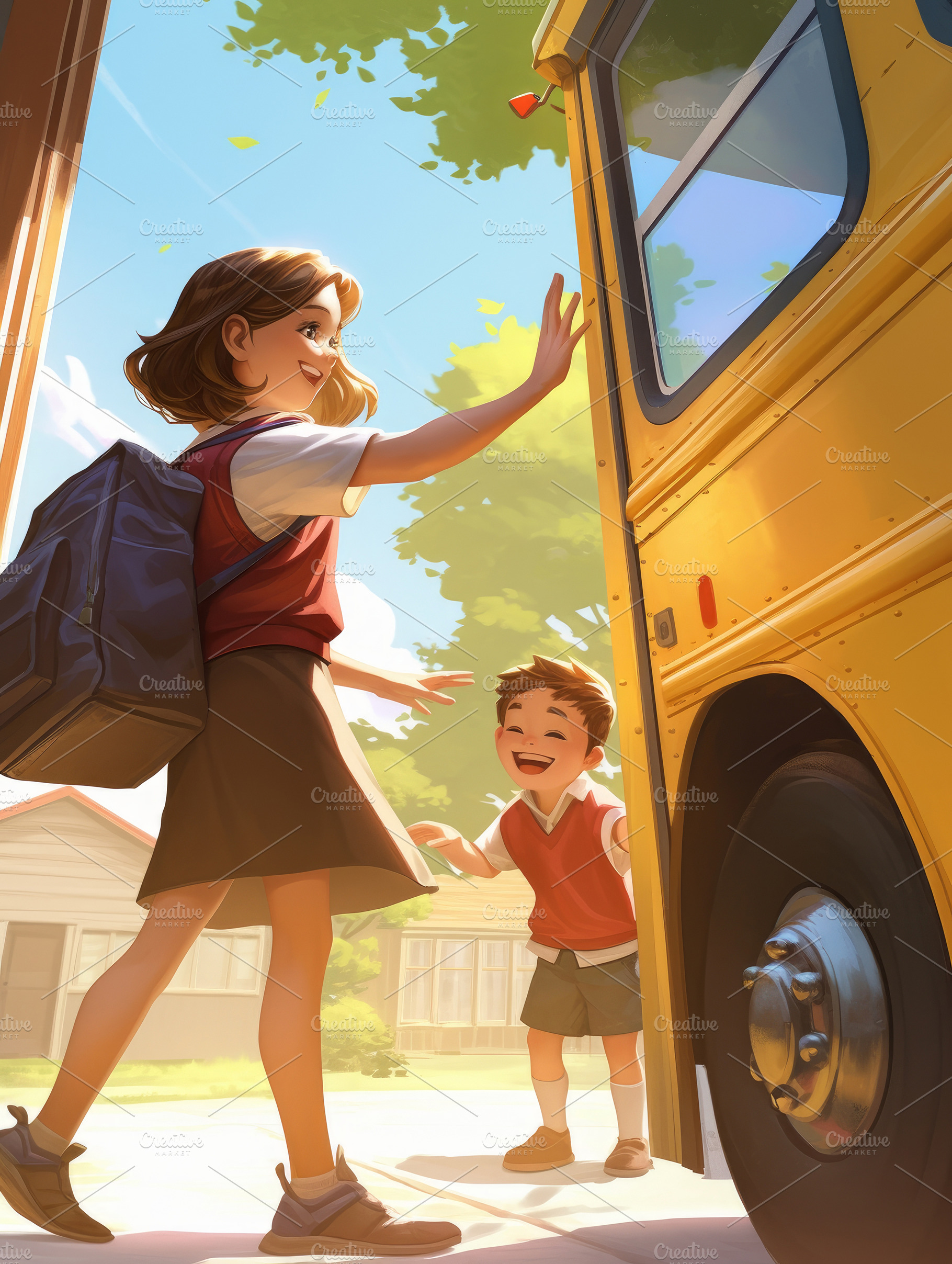 a schoolboy goes to school, a Photo by Pictures for you!!!!!!!!!