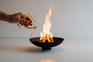 Fire still life photograph, a Wallpaper Photo by ComfortQ