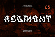CS Redmont – Black Metal Font, a Blackletter Font by Craft Supply Co. (Thumbnail 1 of 8)