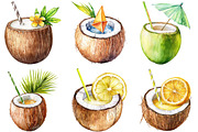Coconut Drink Sublimation PNG, an Illustration by cherrydesign (Thumbnail 3 of 3)