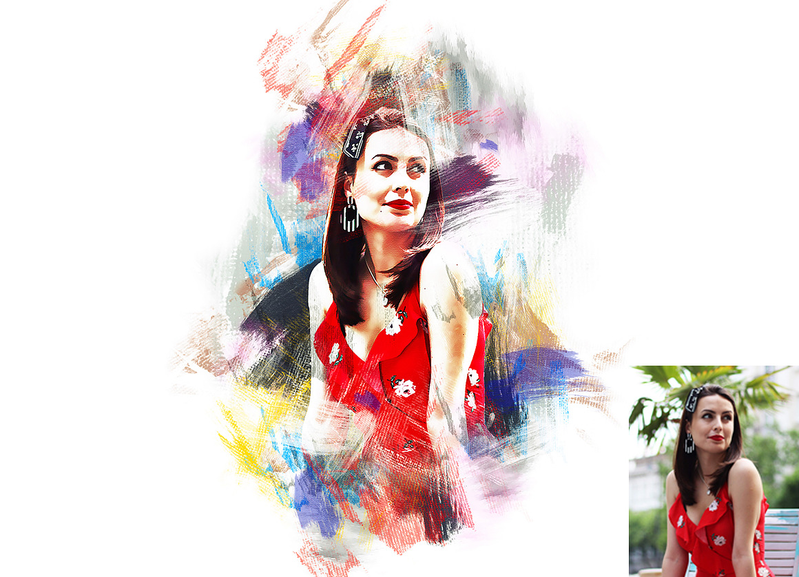 Watercolor Effect Photoshop Action B, an Action Add-On by Studio Retouch (Photo 12 of 28)