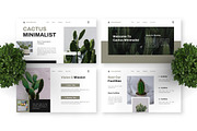 Cactus Minimalist - Plant Powerpoint, a Presentation Template by Deepslide Studio (Thumbnail 4 of 4)