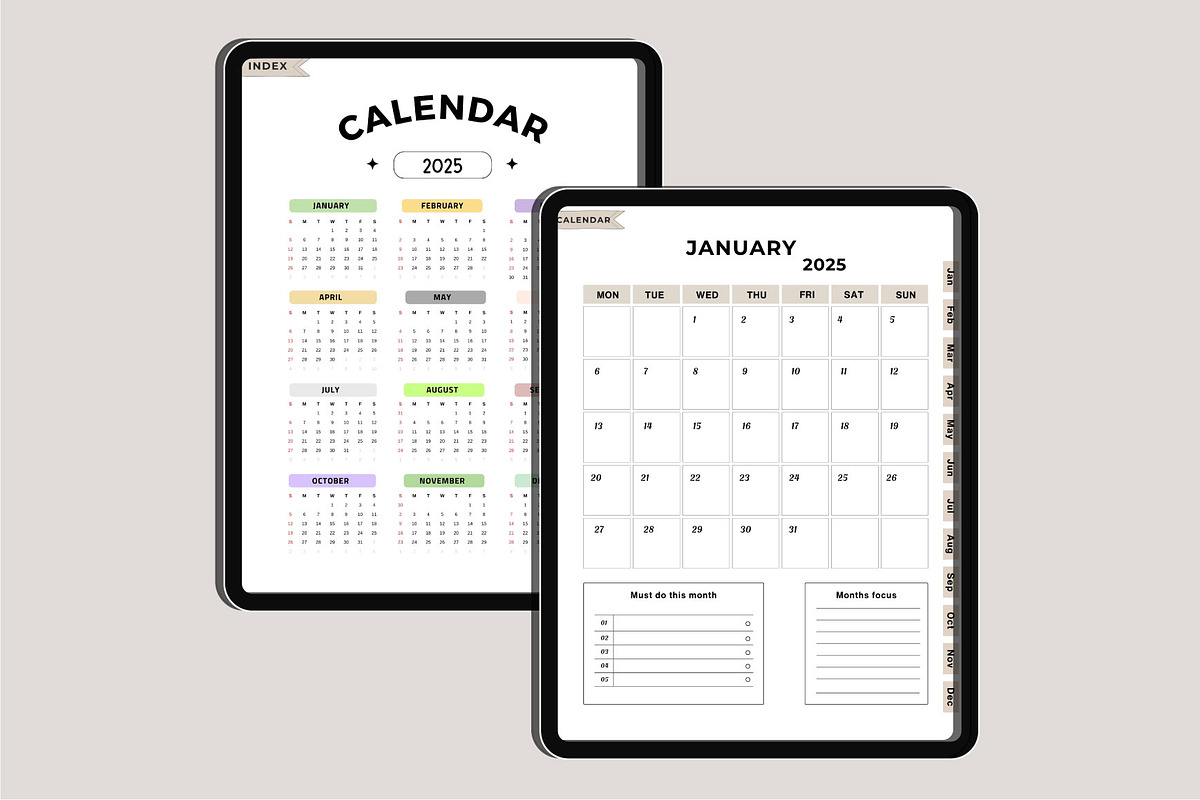 2025 Back To School Digital Planner, a Stationery Template by Designmela01 (Photo 4 of 10)