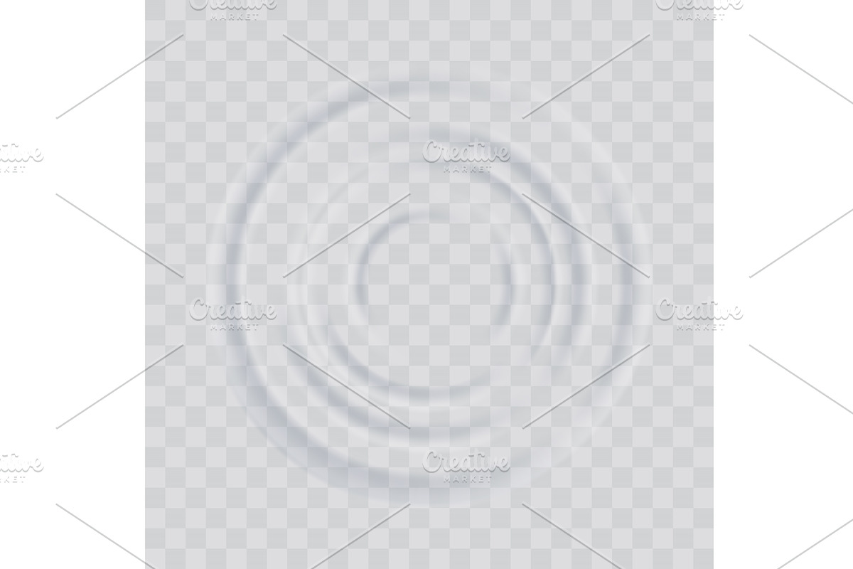 Water ripple effect top view, an Illustration by Things for designers