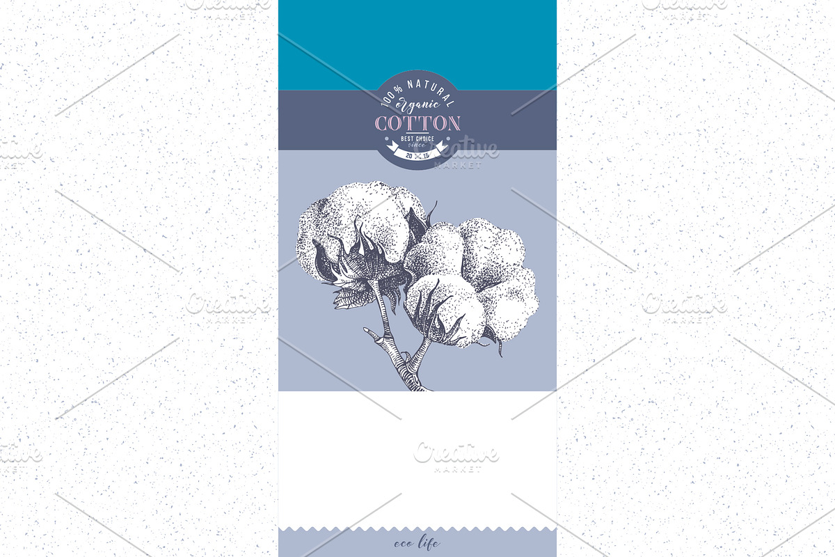 Cotton set, a Decorative Illustration by handsketched (Photo 15 of 15)