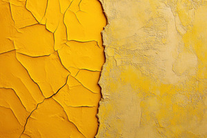 Cracked yellow paint texture next to, a Photo by Pixeness Studio